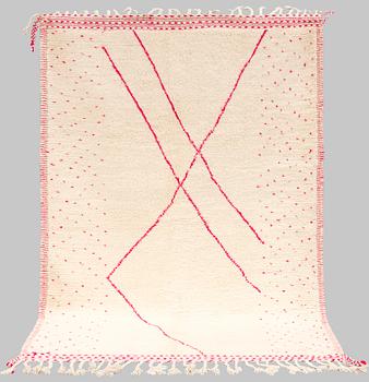 A moroccan carpet, ca 250 x 174 cm.