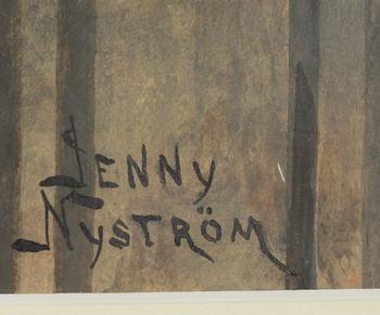 Jenny Nyström, The fanfare.