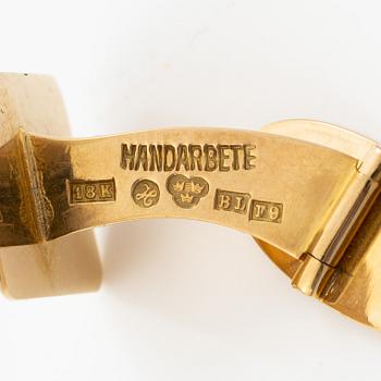 Cufflinks, 18K gold.