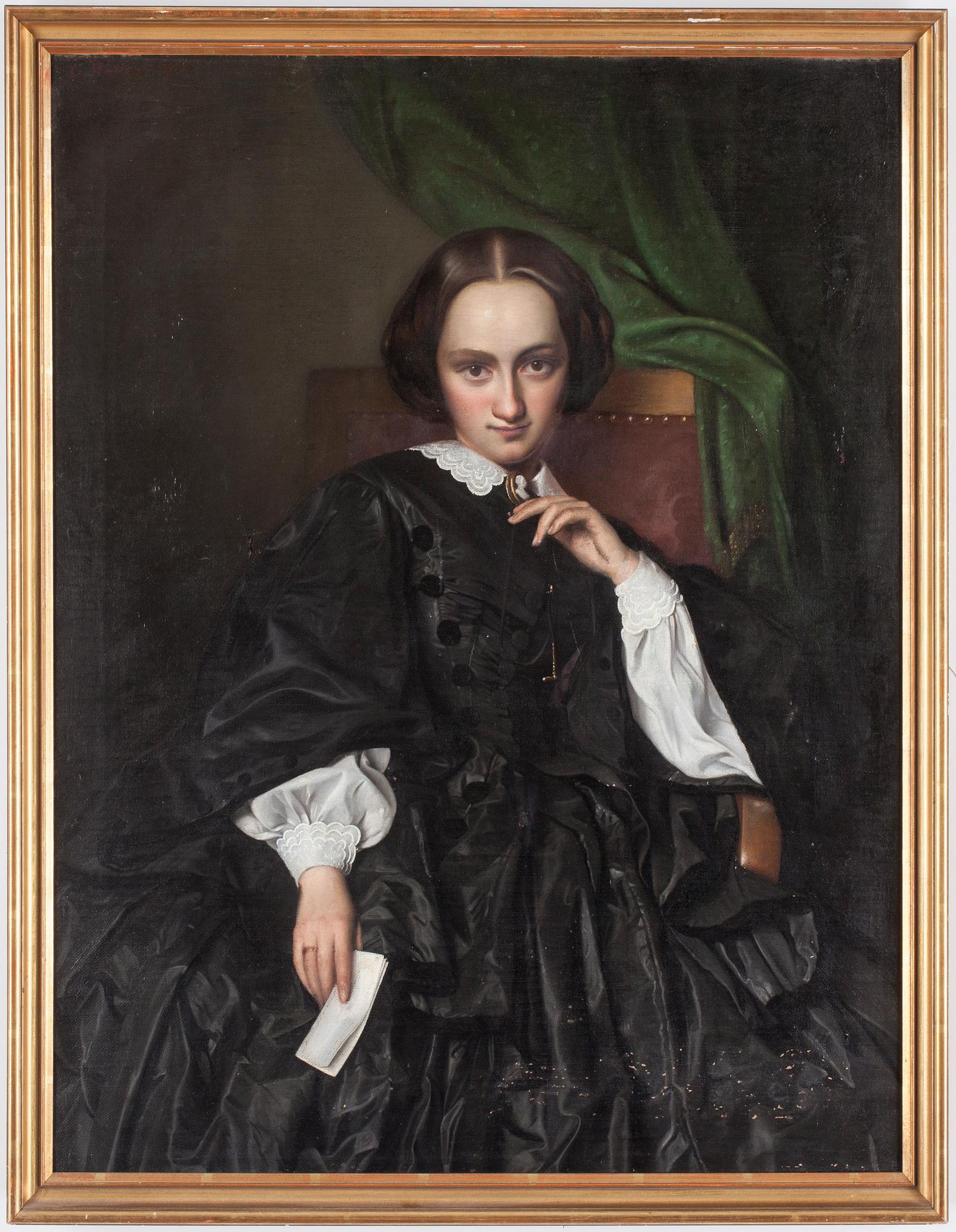 GUSTAVE WALTHER, olja på duk, signerad och daterad 1862.