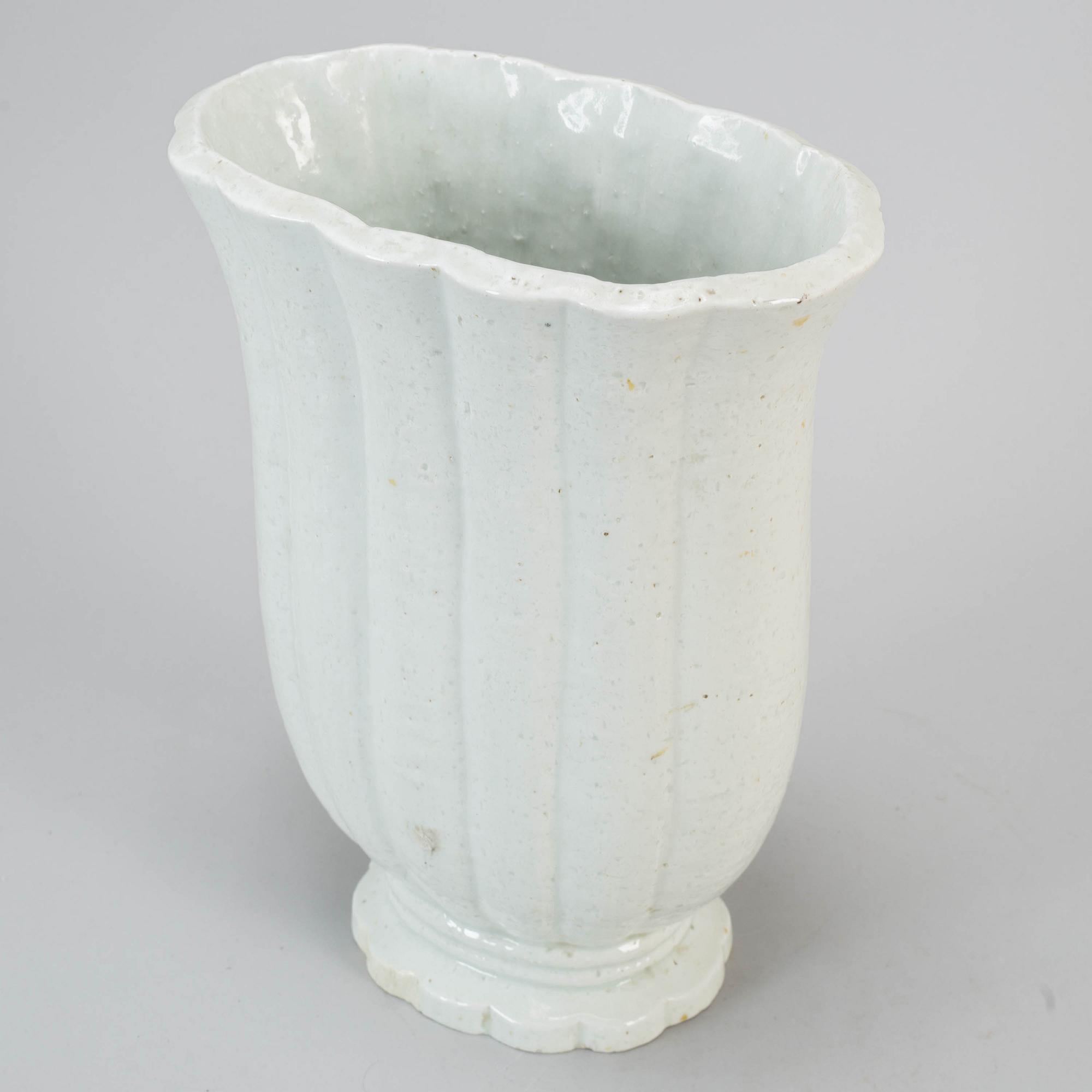 GUNNAR NYLUND, vas, chamotterat stengods, Rörstrand.