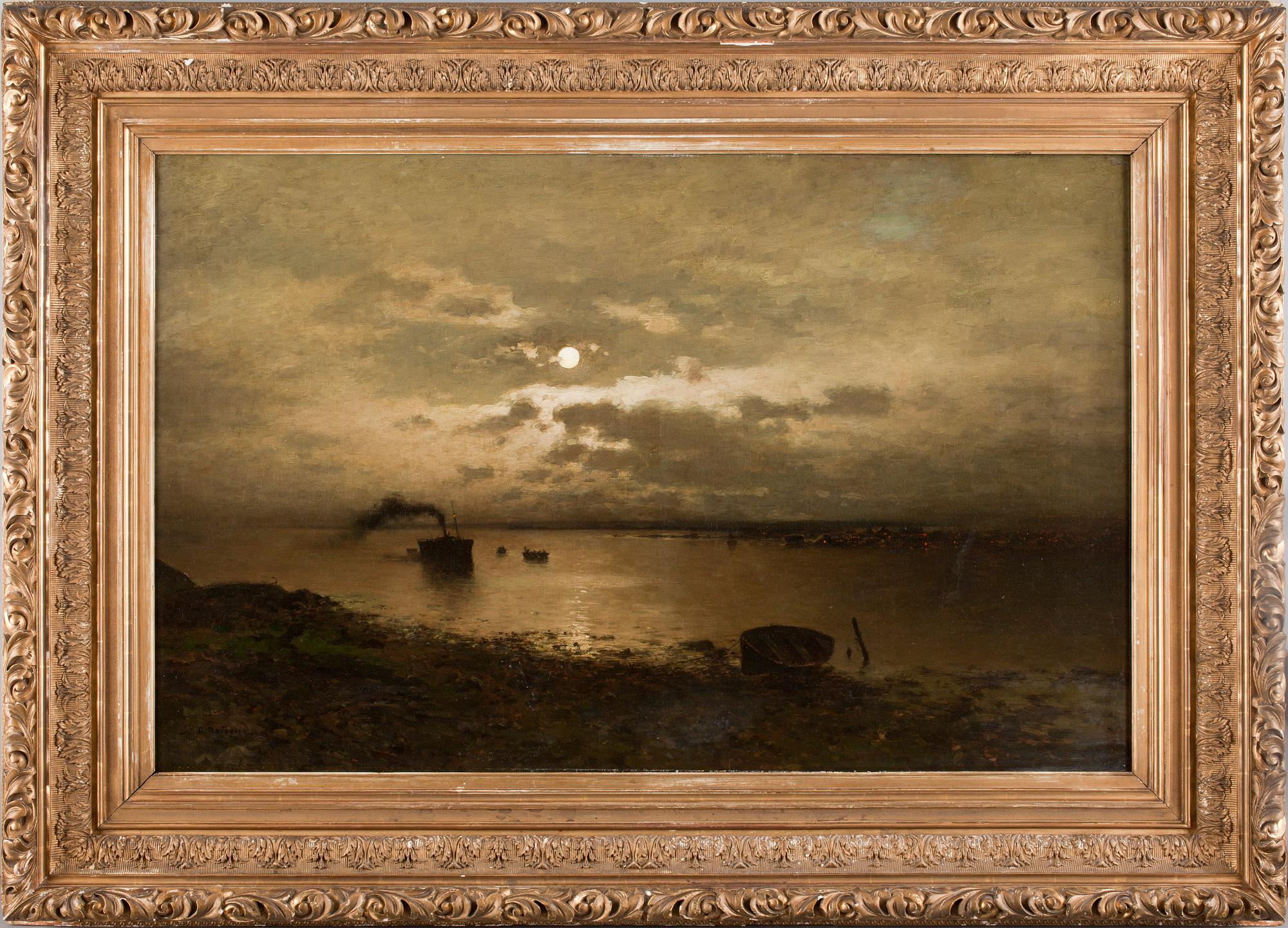 AXEL NORDGREN. Olja på duk. Sign o dat 1884.