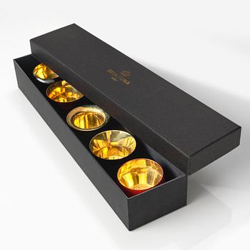 Claesson Koivisto Rune, "Kin Urushi", fem ljushållare, Sfera / Skultuna för Tohoku Support Limited Edition, Japan, 2011.