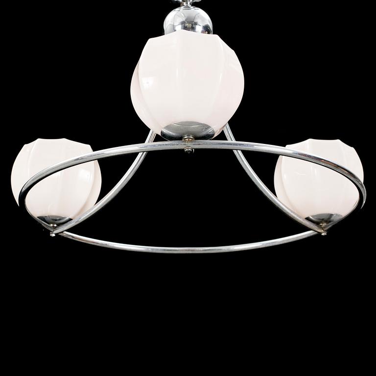 A mid- 20th century ceiling lamp.