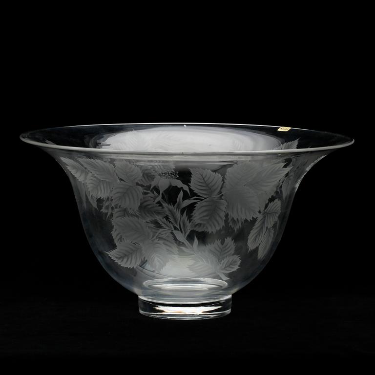 SKÅL, glas, Lisa Bauer, Kosta Limited Edition. Signerad och numrerad.