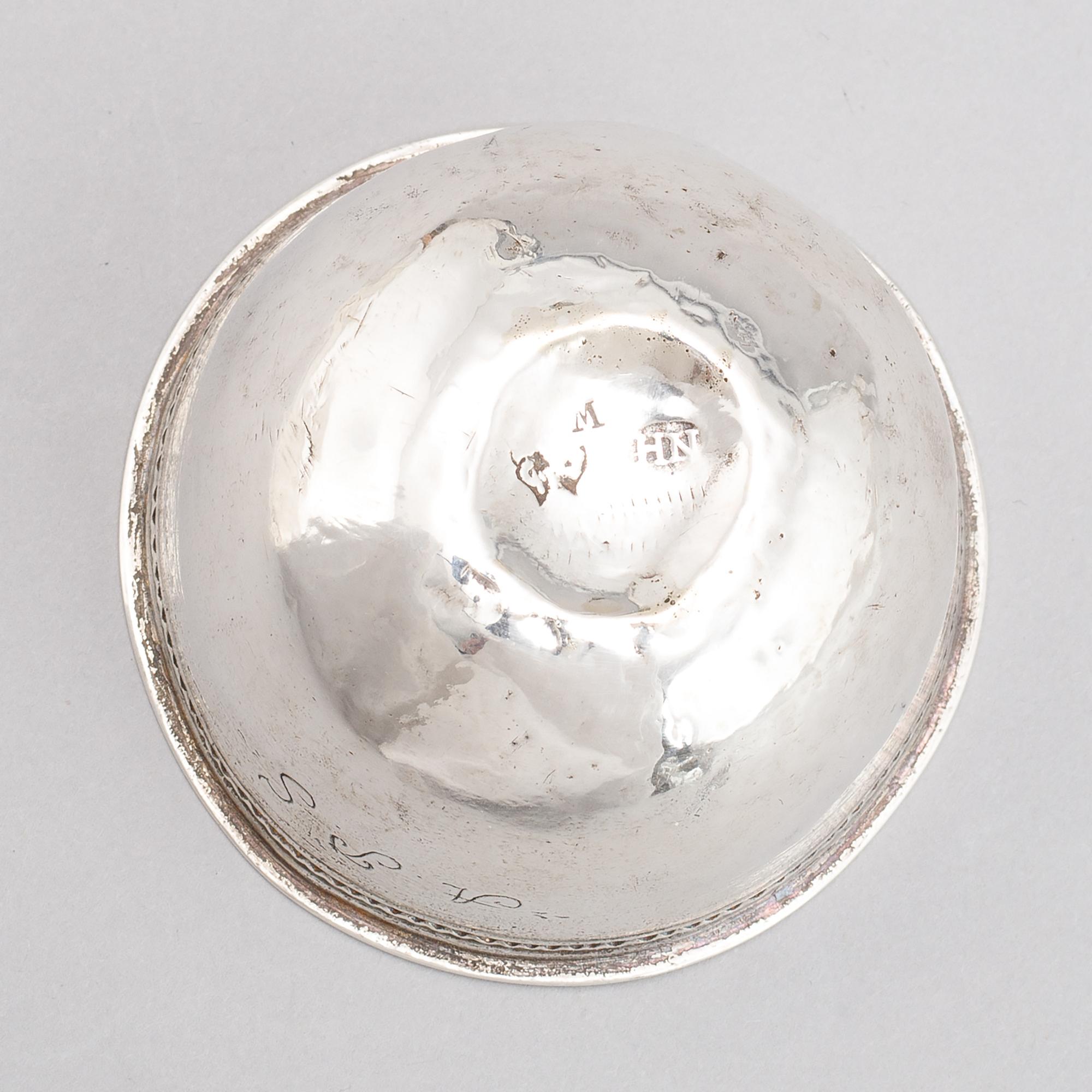 A swedish silver tumbler, mark of Henrik Nourin, Norrköping 1747.