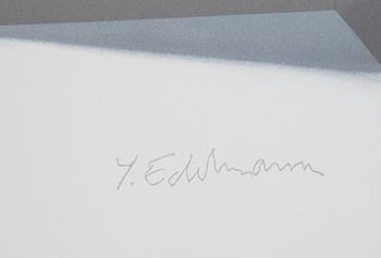 Yrjö Edelmann, färglitografi, 1990, stämpelsignerad EA 18/20.