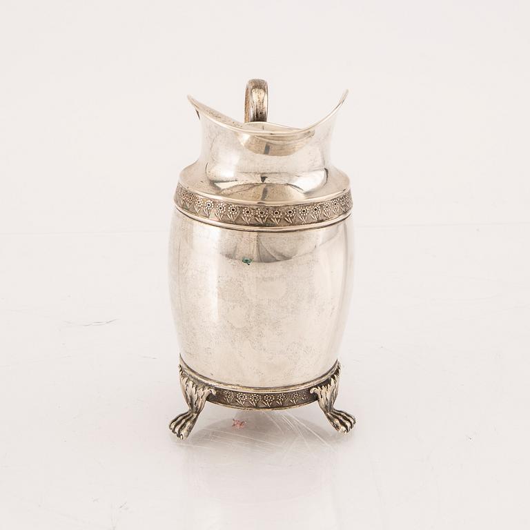 A Swedish 20th century silver creamer mark of CG Hallberg Stockholm 1900 weight 234 grams.