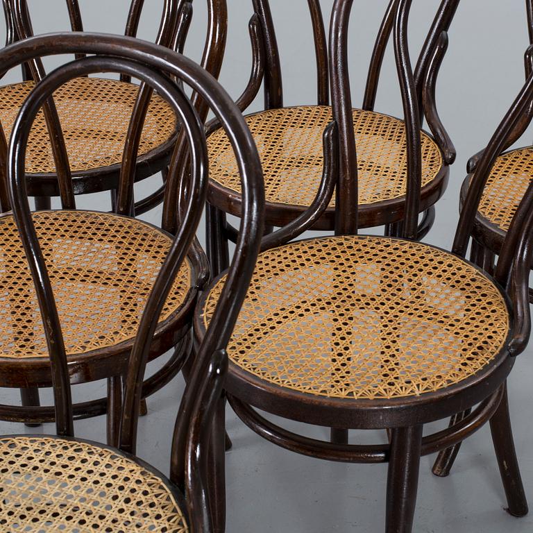 STOLAR, 6 st, Thonet, 1900-talets första hälft.