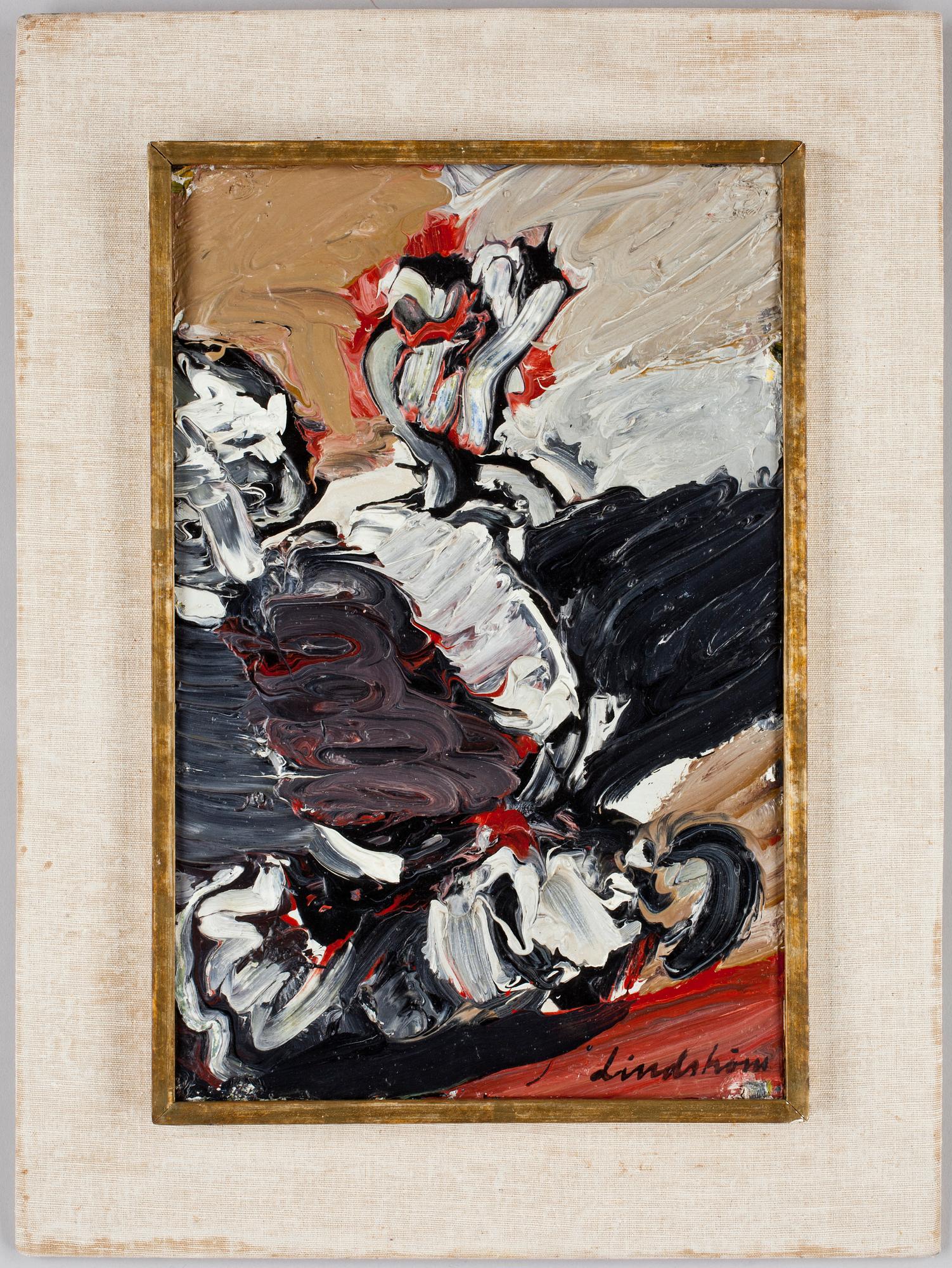 BENGT LINDSTRÖM, olja på duk. Sign.