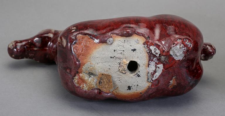 ULLA KRAITZ, skulptur, stengods, signerad undertill.