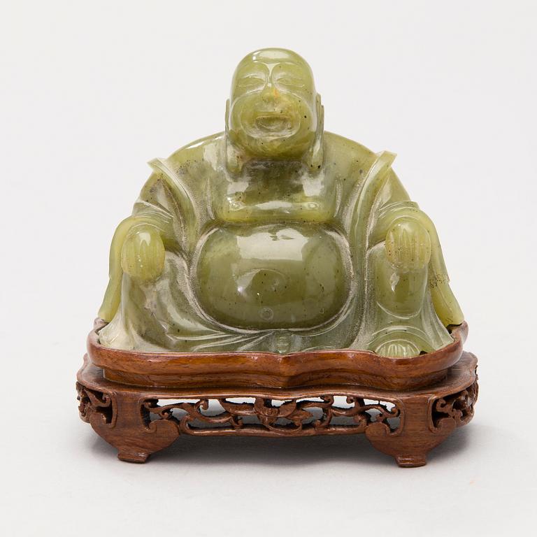 A Bowenite Buddha Figurine.