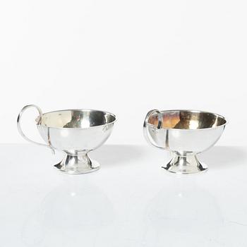 Punschmuggar, 12 st, silver, Cesons, Göteborg, 1970-tal.