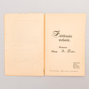ALEKSIS KIVI "Seitsemän Weljestä" (Sju bröder), i 12 häften, utg. Yrjö Weilin, Helsingfors 1908.