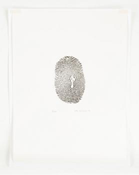 Dan Wolgers · DAN WOLGERS, seriegrafi. Sign Dan Wolgers och dat -01. Numrerad 8/100.