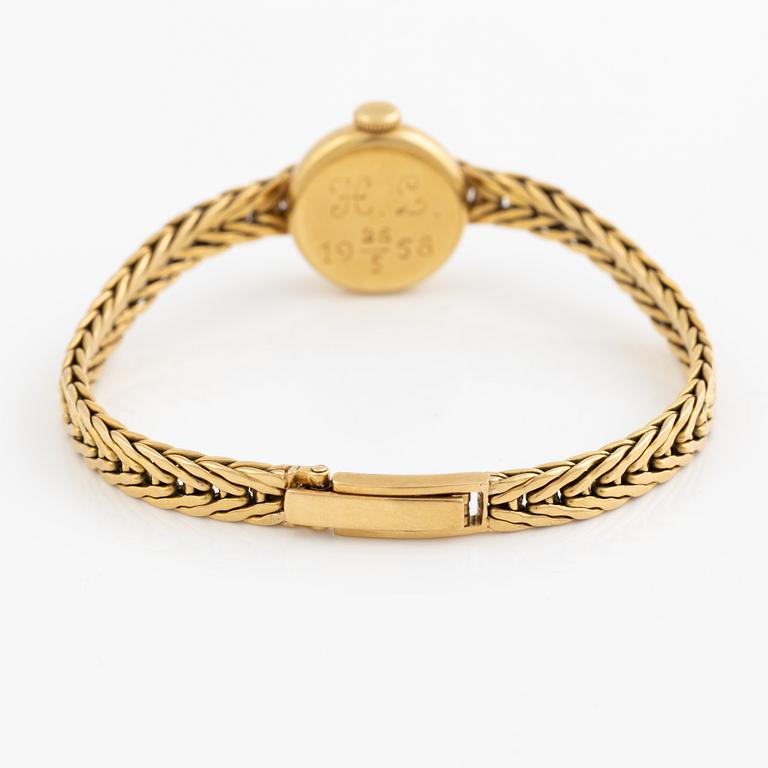 Ebel, 18K gold, wristwatch, 15.5 mm.