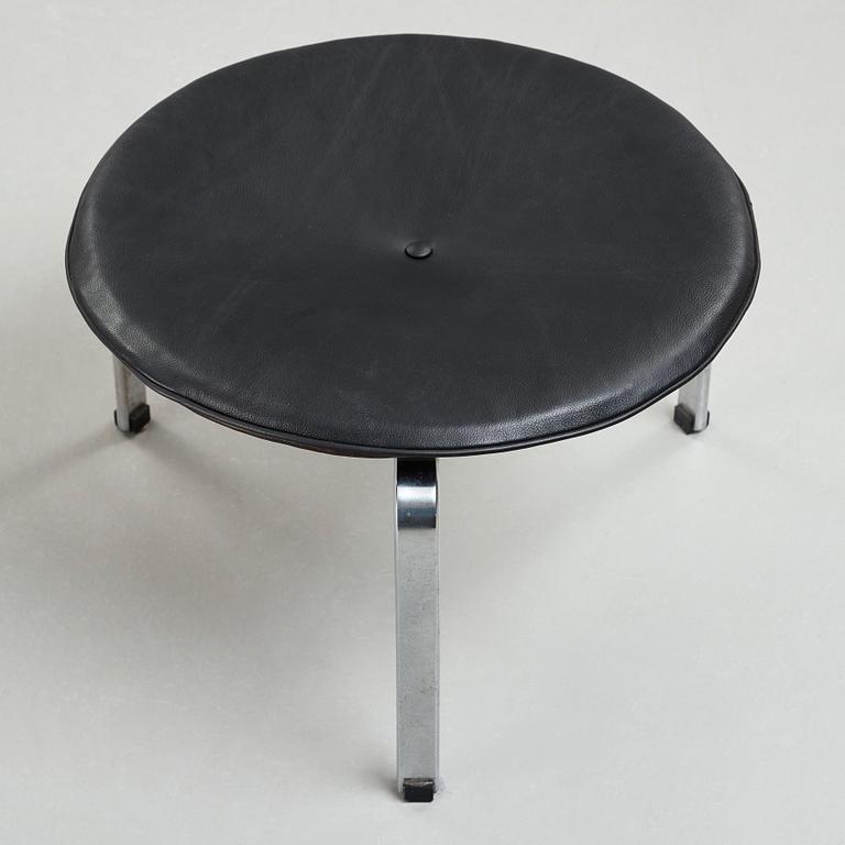 Poul Kjaerholm, a "PK33" stool, edition E Kold Christensen, Denmark, 1960's.