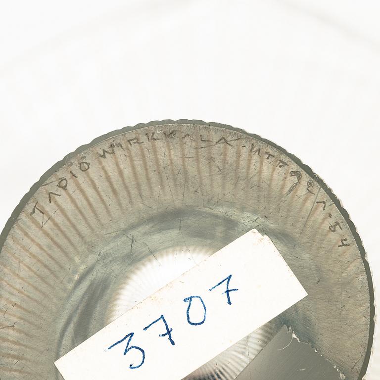 Tapio Wirkkala, vas, "Kantarell", signerad Tapio Wirkkala Iittala -54.