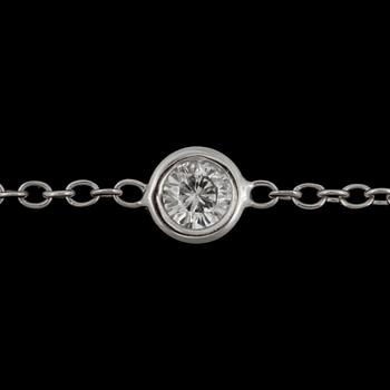 HALSBAND, med 80 stycken diamanter, totalt 11.22 ct.