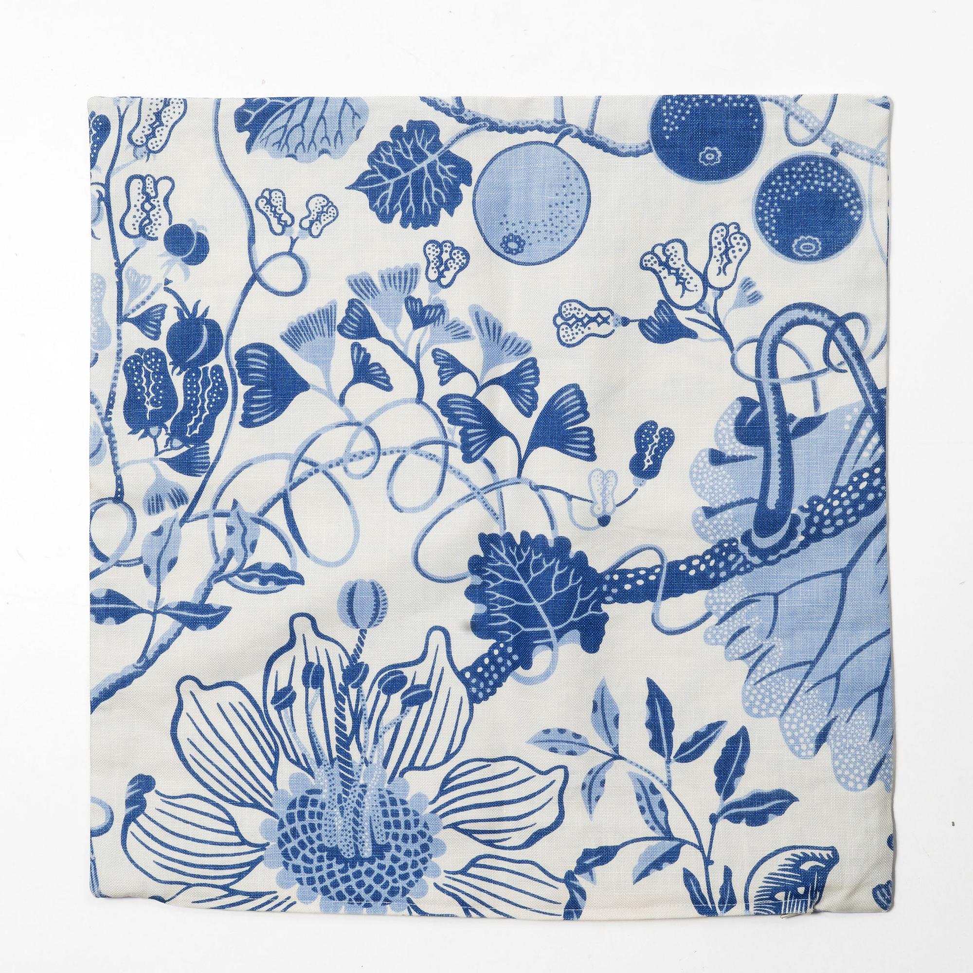 Josef Frank, four cushion covers, Svenskt Tenn.