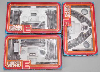 UTBYGGNADSSATSER, 3 st, 2 x "5191" samt "5193", Märklin, 1900-talets andra hälft.