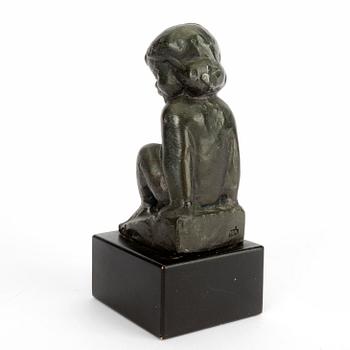 Carl-Einar Borgström, a signed bronze sculpture.