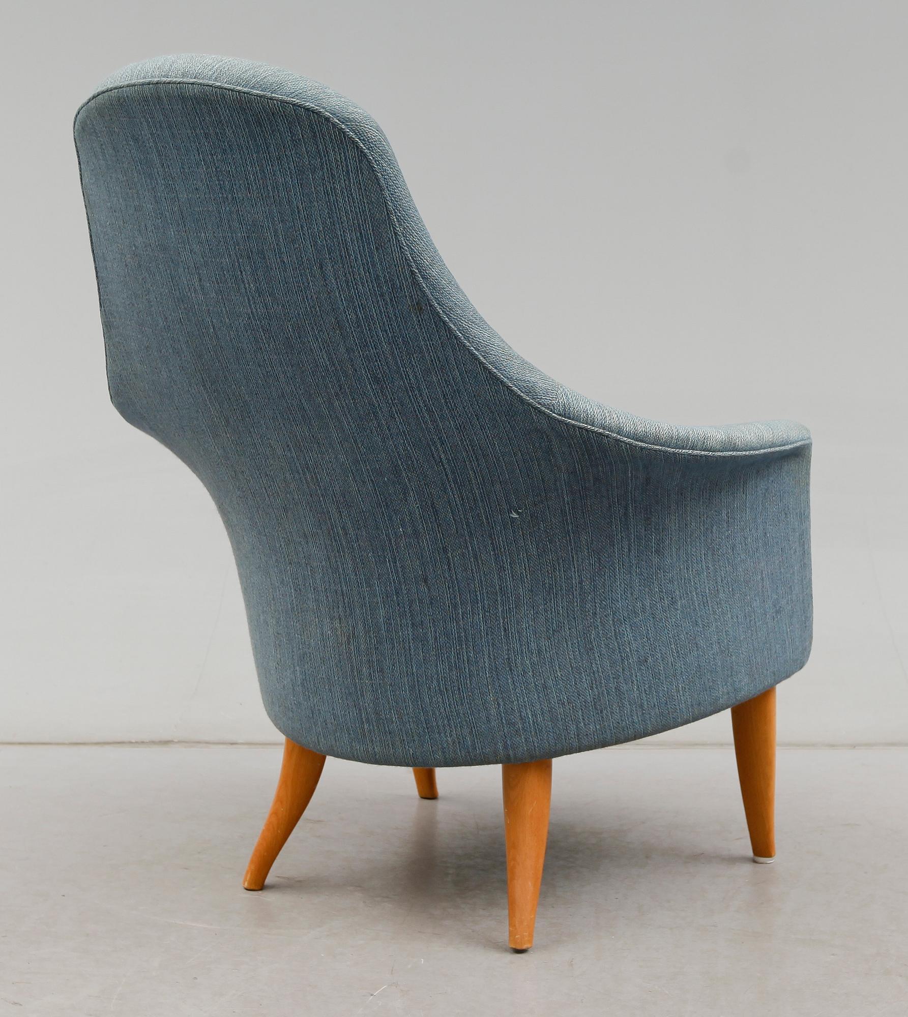 FÅTÖLJ, "Stora Adam", Kerstin Hörlin Holmquist för NK Trivaserien, 1900-talets andra hälft.