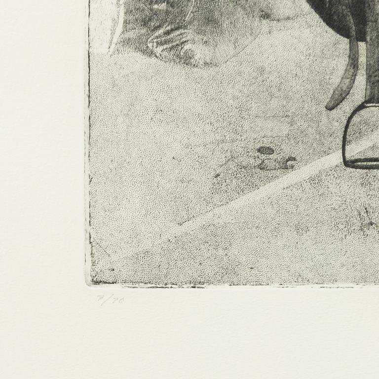 John-E Franzén, "Interiör med sadel".