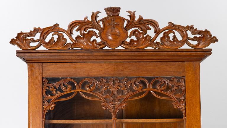 A bookcase, late Empire, second half of the 19th century.