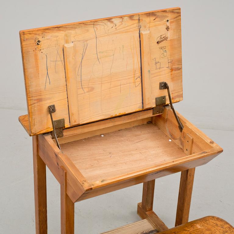 SKOLBÄNK, Tranås skolmöbler, 1952.