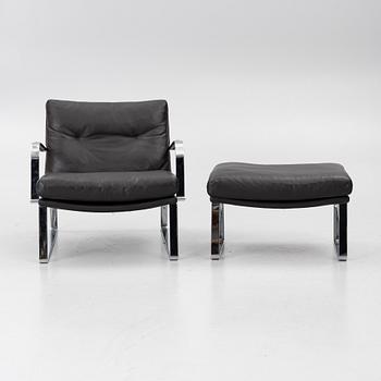 Lenka Teilmann, armchair with footstool, “Shabby”, Conform, 2000s.