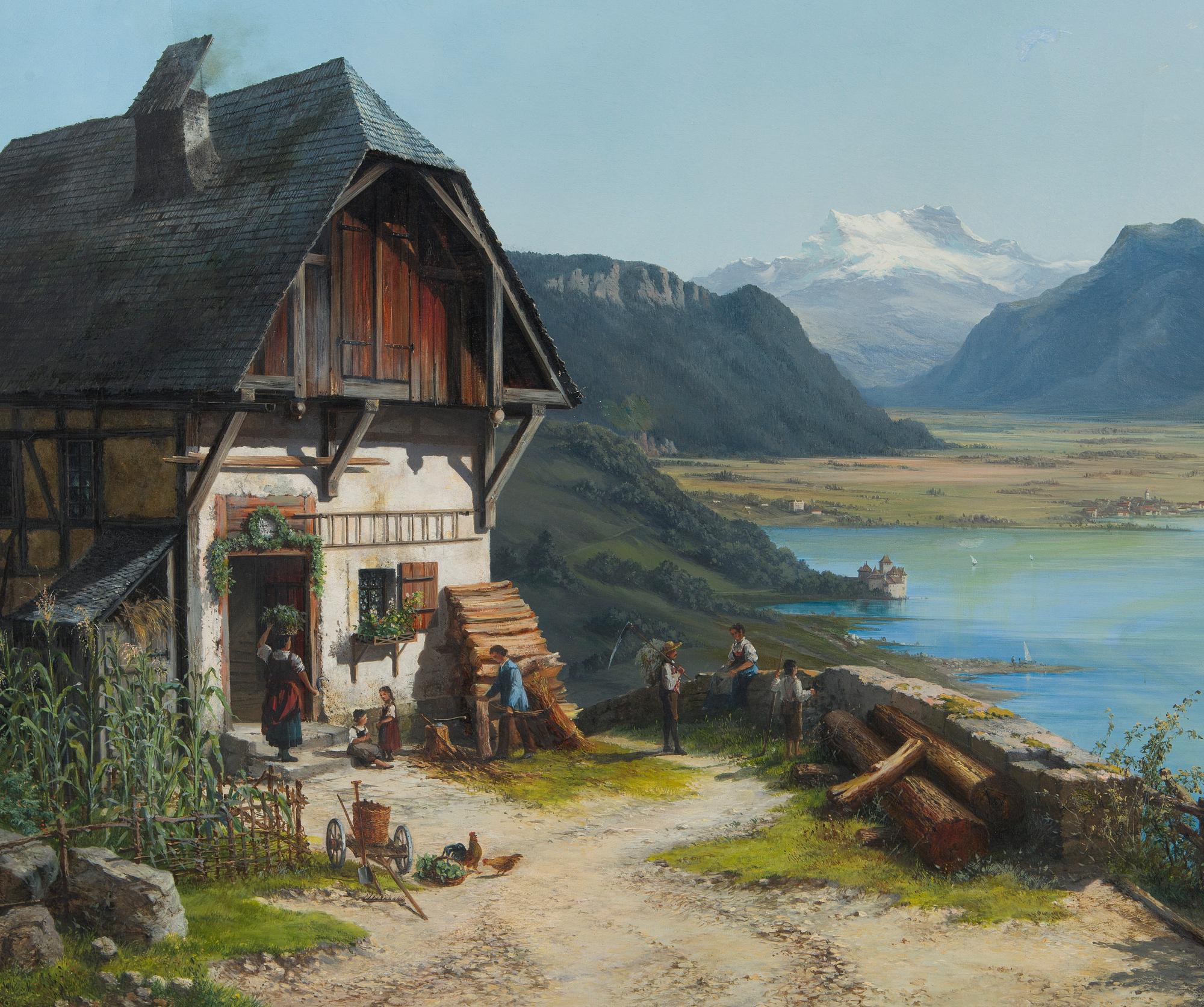 Bertha Schrader, Vuoristomaisema.