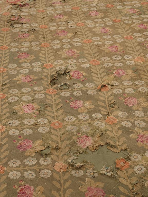 A CARPET, tapestry weave, ca 561-564,5 x 354-360 cm, Aubusson, France the middle to the end of the 19th century.