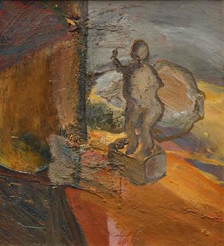 796. Evert Lundquist, Still life with sculpture.