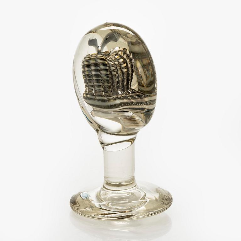 Oiva Toikka, glasskulptur, signerad Oiva Toikka Nuutajärvi Notsjö.