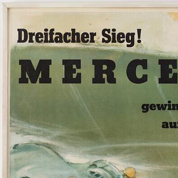 Mercedes-Benz poster 1950s.