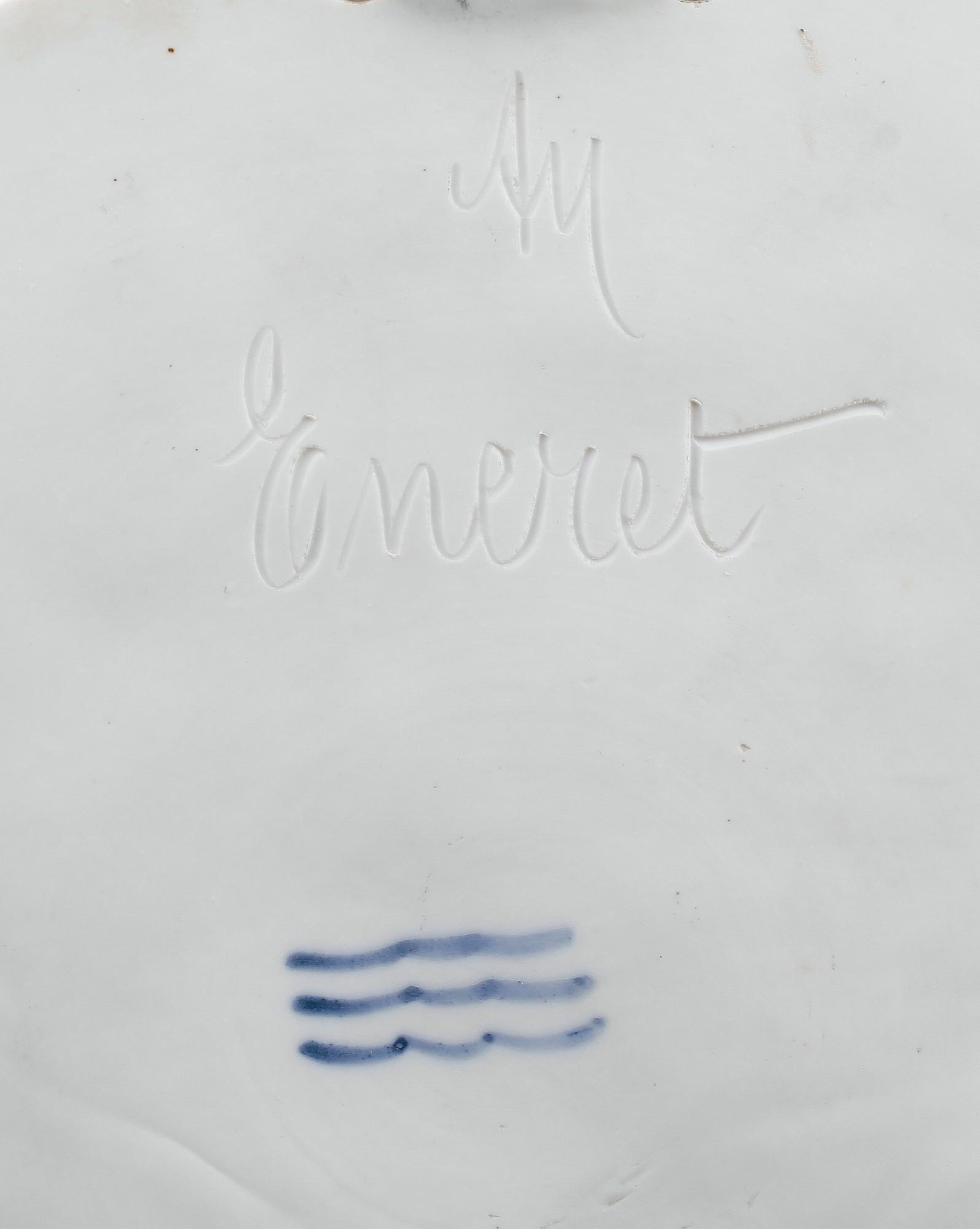 VÄGGRELIEF, parian, Royal Copenhagen, 1900-tal.