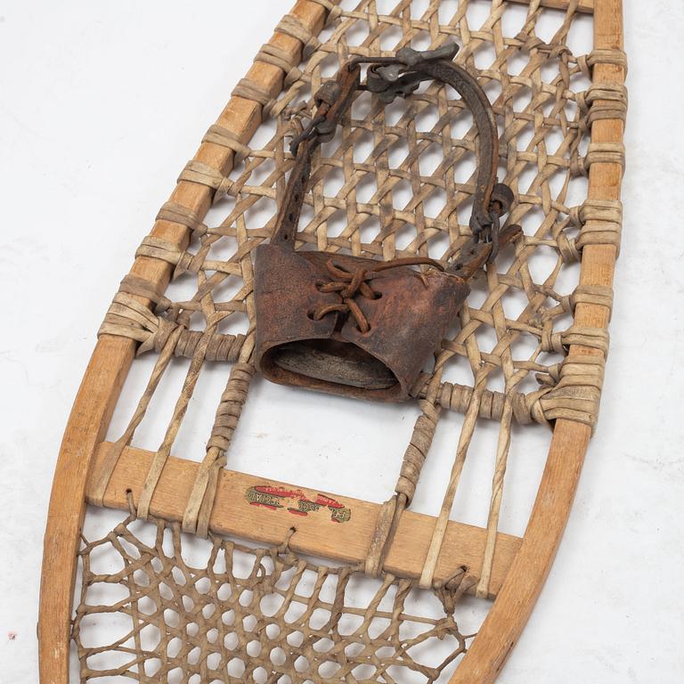 A pair of snowshoes, USA, first half of the 20th Century.