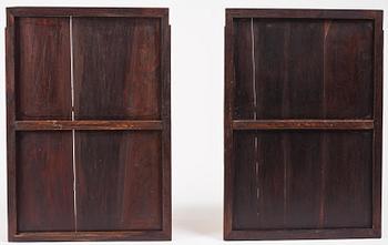 A large Imperial Hongmu compound cabinet, Qingdynasty, 19th century.