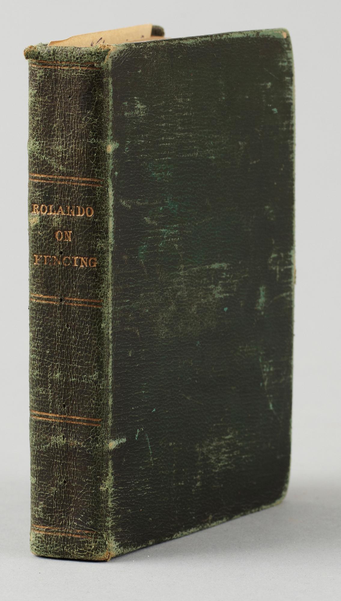 BOK, "The Modern Art of Fencing" av Guzman Rolando/JS. Forsyth, London 1822.