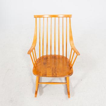 A Nesto beech rocking chair mid 1900s.