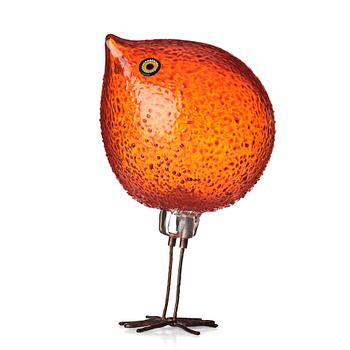 21. Alessandro Pianon, a "Pulcino" glass bird, Vistosi, Italy 1960's.