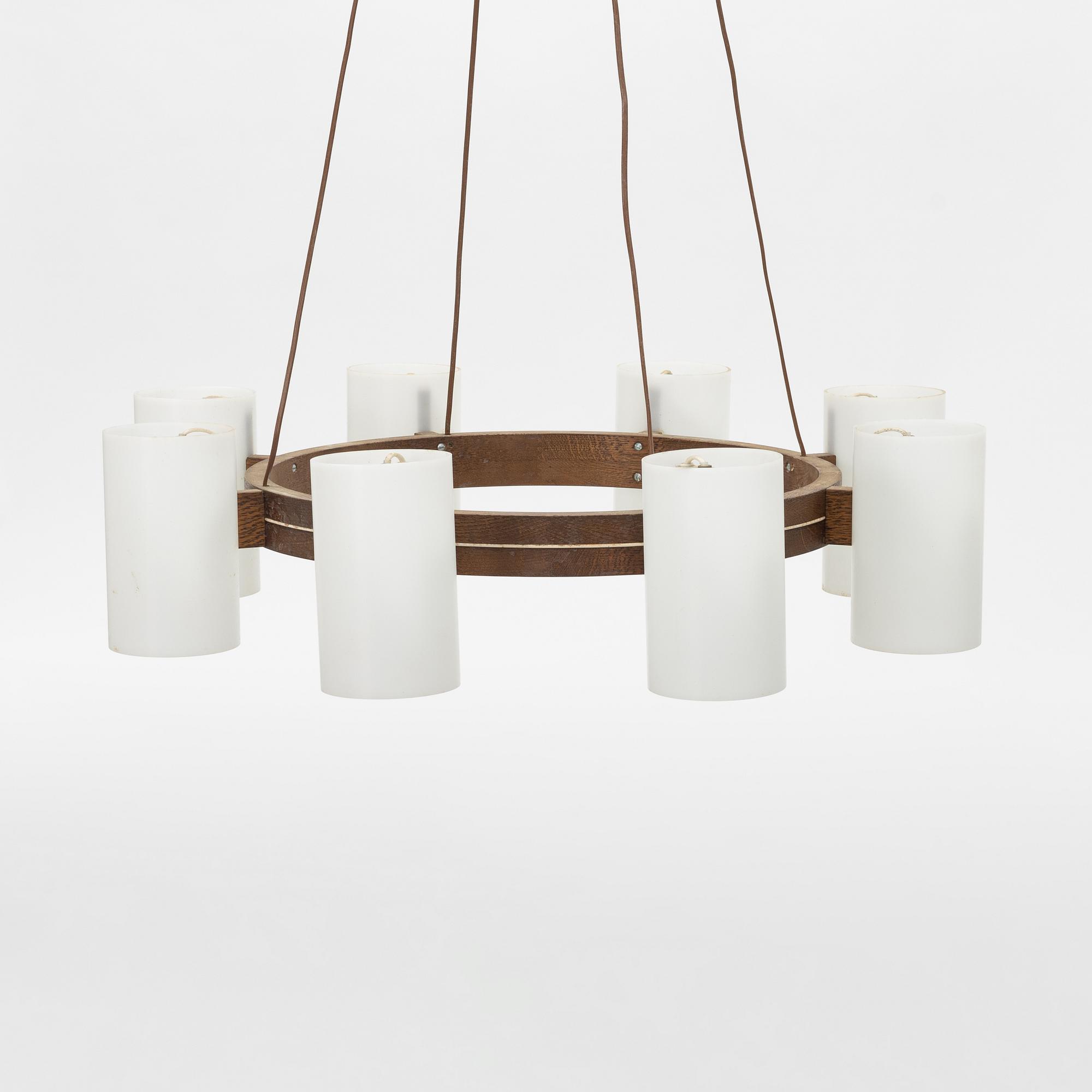 A "587 cylinder" ceiling lamp by Uno and Östen Kristiansson from Luxus.