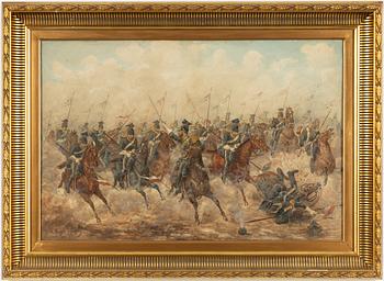 Michael Angelo Hayes, attributed to, Battle of Balaklava, 1854.