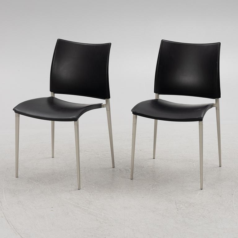 Pocci & Dondoli, a set of eight 'Sand' chairs, Desalto, Italy.