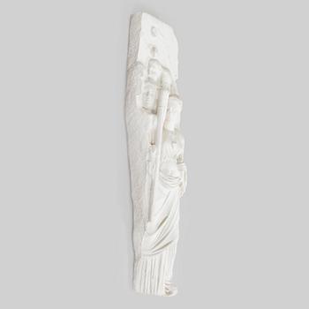 Reliefi, kipsiä, 1900-luvun loppu.