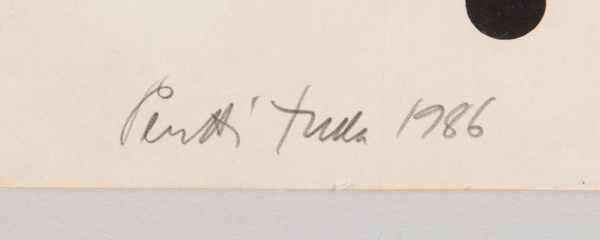 Pentti Tulla, silkscreen, signed and dated -86, numbered 30/50.