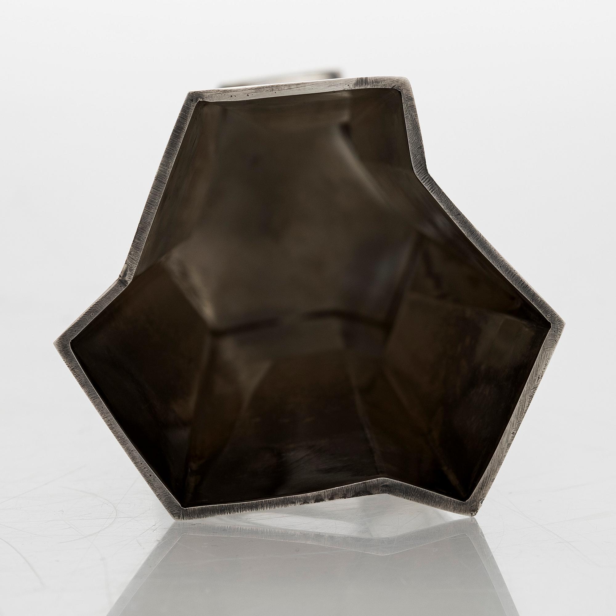 Tapio Wirkkala, vas, silver, "TW6-4", Kultakeskus, Tavastehus 1987.
