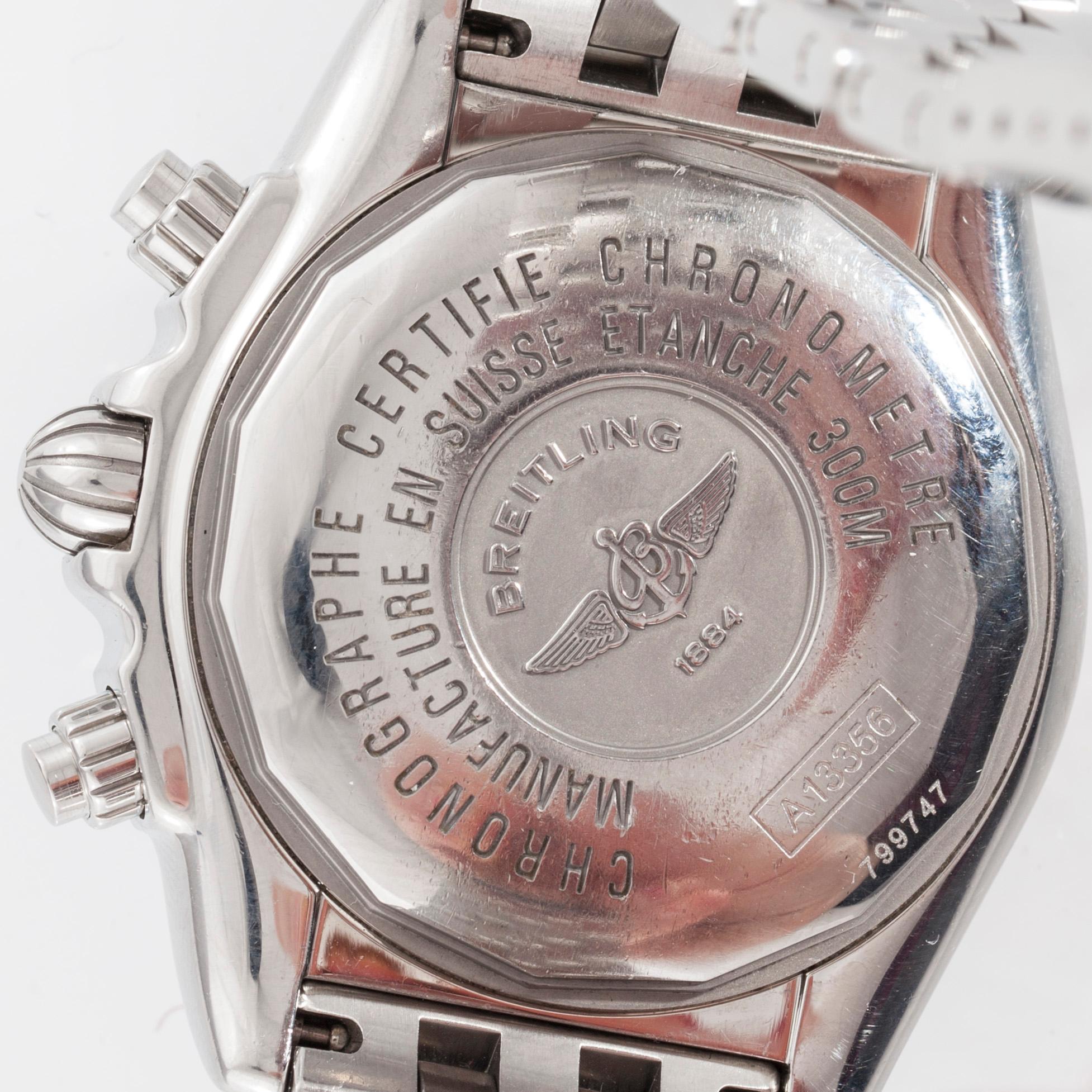 ARMBANDSUR, herr, stål, Breitling Chronomat Evolution, 2006.