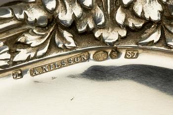 FAT, silver, Anders Nilsson, Lund. 1920. Vikt ca 460g.